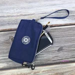 분리수납 블루 파우치 화장품가방 3단 필통 다용도yza917