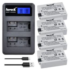 LP-E8 Bateria LP E8 배터리 + Canon EOS 550D 600D 키스 X4 X5 X6i X7i 반란군 T2i T3i T4i T5i 카메라 부