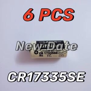 6PCS SANYO CR17335SE 3V 17335 CR2/3A 1800mAh PLC 산업용 제어 리튬 배터리 흰색 케이스 단일 셀