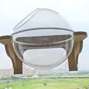 창문고정 캣타워 유리벽 놀이터 고양이 하우스 흡입컵