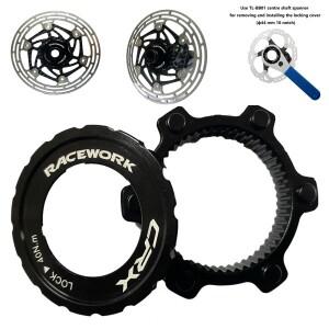 1PC 레이스워크 센터락 6홀 어댑터 변환 6볼트 6핀 디스크 브레이크 자전거 액세서리