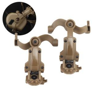 M-Lok의 헤드셋 어댑터용 프리 앵글 서바이벌 레일 마운트 고속 ACH 헬멧 아크