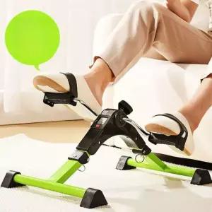 운동기구 책상밑 자전거 페달 삼각 안정 구조 디럭스 그린 어르신 책상