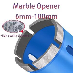1pcs 대리석 오프너 다이아몬드 코팅 드릴 비트 6-100mm 구멍 톱 화강암  타일 세라믹 콘크리트 코어
