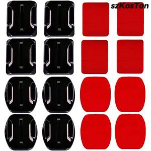 헬멧 접착 스티커 마운트 플랫 커브 고프로 호환 12 11 10 9 8 7 6 인스타360 호환 X3 X4 DJI호환 osmo 호