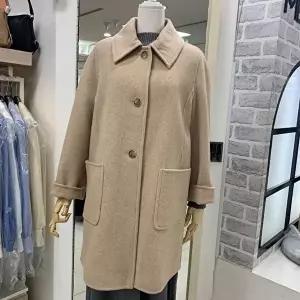 [셀러허브 1]미센스 DP01 스탠카라 중기장 코트 핸드메이드 코트, 하프코트, 모코트,모직코트 MB4ZHMM110Z