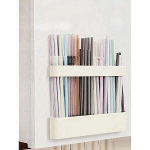 양면 접착 테이프가 드릴 주방 캐비닛 정리함 가능한 빨대 없음 보관 있는 카운터 높이 캐비닛용 텀블러 실리콘 베이지 홀더 재사용 마운트 문용 냉장고 조절