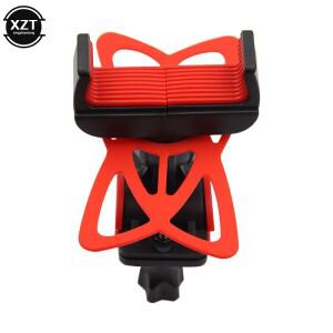 범용 자전거 휴대폰 핸드폰 브래킷 미끄럼 방지 바이크 오토바이 핸들 장착 실리콘 스트랩 내비게이션 거치