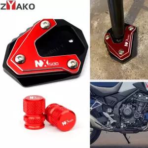 혼다 호환 NX500 NX 500 2024 2025 NX400 CNC 바이크 오토바이 사이드 스탠드 확장 킥 스탠드 플레이트 패