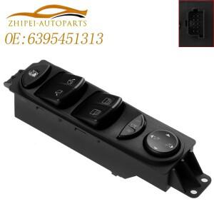 6395451313 전동 창문 제어 스위치 단추 자동차 메르세데스 호환 벤츠 호환 비아노 Wieland W639 2006-2012