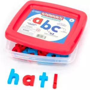 교육 인사이트 컬러 코딩 소문자 알파 자석 42개의 자기 세트 홈스쿨 유치원 준비 및 교실 3세 이상에게