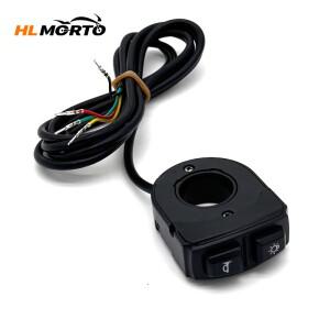 4선 전기 자전거 헤드라이트 방수 스위치 E-바이크 전동바이크 램프 버튼 시티코코