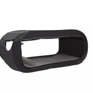 침대 난방 텐트 블랙 방한 1인용 보온 실내 원터치