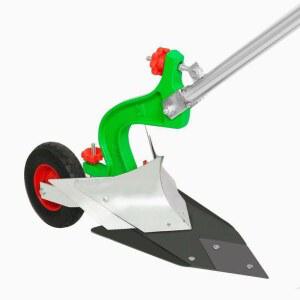 손쟁기 땅파기 밭일 더블 괭이 60CM 마늘심기 강철 농사 고랑 농업 소형경운기 바퀴쟁기