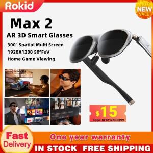로키드 맥스 2 AR 3D 스마트 글래스 300인치 공간 멀티 스크린 1920X1200 50 ° FoV 홈 게임 시청 실시간