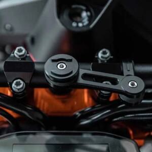 휴대폰 폰 홀더 스템 트리플 포크 마운트 클러치 서포트 바이크 오토바이 스탠드 미러 내비게이션 핸들바