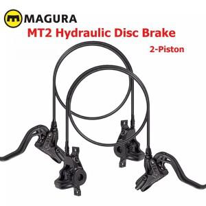 MAGURA MT2 유압 디스크 브레이크 2-피스톤 레버  캘리퍼 프론트 전면 950mm 리어 2200mm
