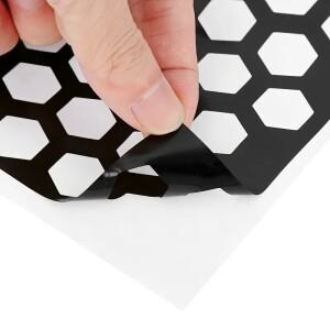 범호환  자동차 라이트 스티커 DIY 벌집 헤드 필름 후면 테일 장식 외관 악세사리