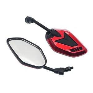 범호환  바이크 오토바이 백미러 수정 악세사리 철 막대 전기 자동차 반전 반사 거울