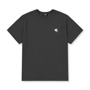 [널디](대전신세계)슬리핑 캣 와펜 반팔 티셔츠 차콜 PNEU25ST2720