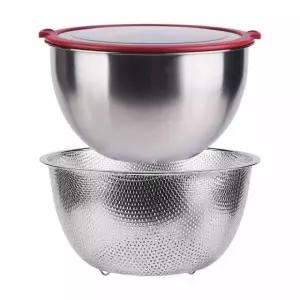 바구니 스텐 믹싱볼 스테인리스 채소 세트 채반 채망 (WFKC15L)