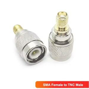4가지  SMA-TNC 어댑터 키트 TNC Male Female-SMA RF 동축 커넥터 LTE 라우터 라디오 안테나 용