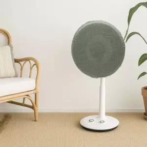 고품질 모던코지 선풍기 커버 헤드 머리 보관 덮개 그린 (WFKDZAN)