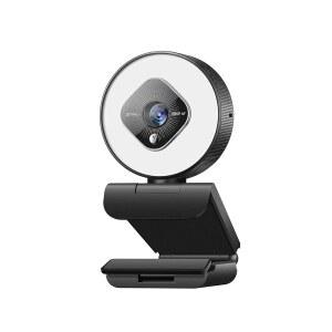 [미국배송] 링 라이트와 듀얼 마이크가 장착된 PC용 1080P 웹캠 스트리밍용 자동 초점 밝기 조절 가능 줌 스카이프용 USB 웹캠 | YOUTUBE PC MAC 노트북 데스크톱