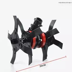 부착형 제초기 로타리 자동제초기 텃밭 경운휠 부속 부품 a