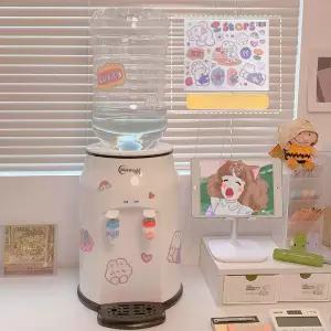 책상 미니 냉온수기 사무실 데스크 냉수 온열 접이식 물통정수기 생수통 자취 생수 탁상용 탕