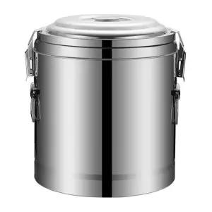 냉면 육수통 동치미 살얼음기계 육수 보냉통 원형 슬러시 보온병 냉장 육수기 식혜