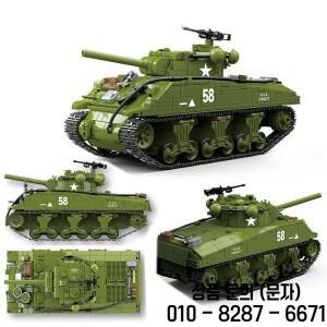 1175개 M4A3 셔먼 탱크 조립  14세 이상 및 성인용 군사 모델 키트 STEM 장난감 선물