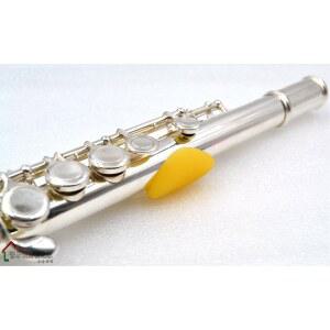 핑거레스트 플루트 지지대 스탠드 거치대 하늘색그립 방지 나머지 노란색 오른손 1 관악기