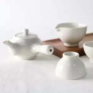 백자 2인 다기세트 4p다도 찻잔 전통 도자기