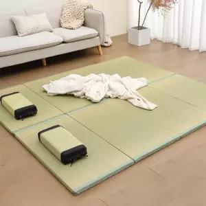 일본식 다다미 매트 거실 공간활용 펜션 돗자리 카펫 시원한 등나무 다다미매트 맞춤사이즈