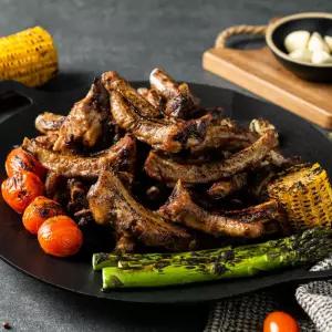 무등산식당 소금 매콤 쪽갈비 쪽갈비 구이 500g X 1팩 술안주 밥반찬