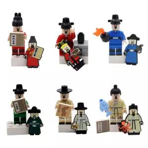 한국을 빛낸 6인의 과학 위인 브릭 뱃지 자뱃지 피규어 자어 위어