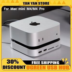 맥미니 소형 M4 프로용 UGREEN USB 허브 도킹 스테이션 M.2 NVMe SSD 최대 8TB 10Gbps USB-A&C 포트 SD&TF
