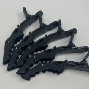 머리집게삔 헤어 검정(5P) 미용실집게핀 헤어집게핀 집게핀 악어핀