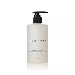 Bodyography Spa 핸드  바디 워시 바닐라 씨 솔트  버번 향 283.5g(10온스) | 고급스러운 비건 클렌저 및
