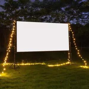 빔프로젝트 빔스크린 대형 야외 방수 영화 프로젝터 접이식