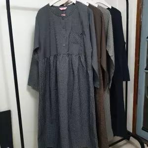 국산 간절기 홈웨어 원피스웨어 잠옷세트 웨어 이지웨어 여성웨어 예쁜 면잠 체크 간잠 여자