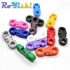20pcs  플라스틱 사이드 릴리스 버클 미니 소형 Paracord 팔찌 클립 걸쇠 카메라 스트랩 애완 동물 목걸이
