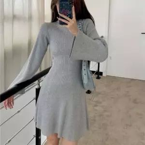 고품질 나팔 나팔원피스 원피스 골지 플레어원피스 미니 (WFKDY3X)