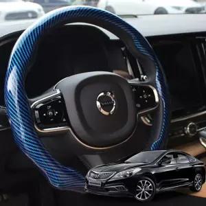 그랜저HG핸들커버 카본 그립 타공형핸들카바 타공 논슬립 자동차 가죽 투톤 원톤 대형 겨울 극세사 타형