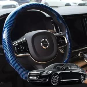 EQ900핸들커버 카본 그립 타공형핸들카바 타공 논슬립 자동차 가죽 투톤 원톤 대형 겨울 극세사 타형