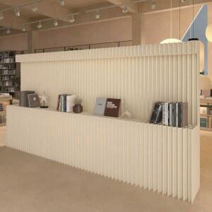 접이식 가벽 파티션 촬영 6x2m 유튜브 화이트 1 템버 종이벽 가림막 가리개 나누기