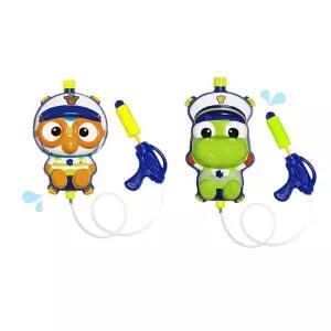 어린이 초등학생 남아 캐릭터 배낭물총 장난감 자동물총 워터건 미니 신나는놀이 나들이 펌프 바캉스 여름