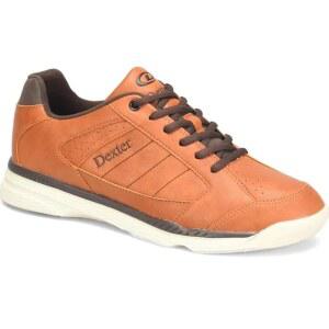 덱스터 리키 IV 남성 볼링화(오른쪽 또는 왼손잡이 볼러용- 양쪽 신발의 유니버설 슬라이드 솔) - 브라운 8.5