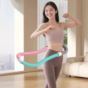 홈트 다이어트 부드러운 스프링 훌라후프 운동용품 스프링훌라후프